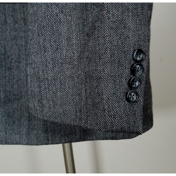 New 52L joseph & feiss Gray Wool Tweed Blazer Sport Coat Jacket - Picture 1 of 6